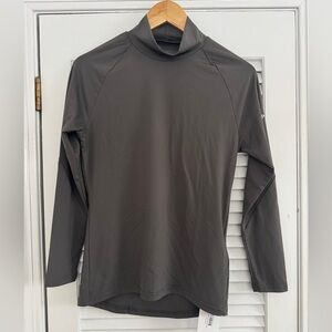 Pomme Equestrian Fay Function turtleneck top, M, Dark Shadow grey